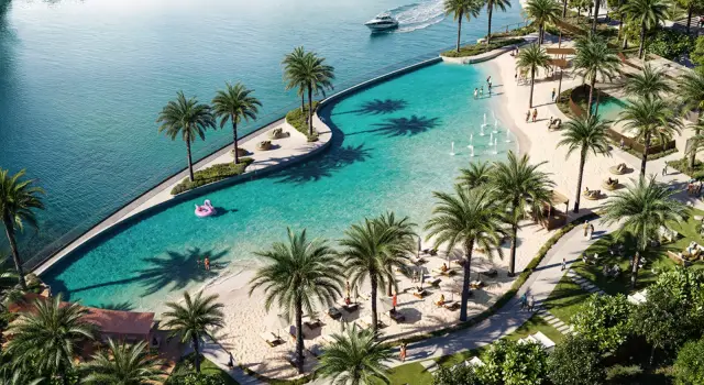 Address Residences Dubai Creek Harbour feature exterior