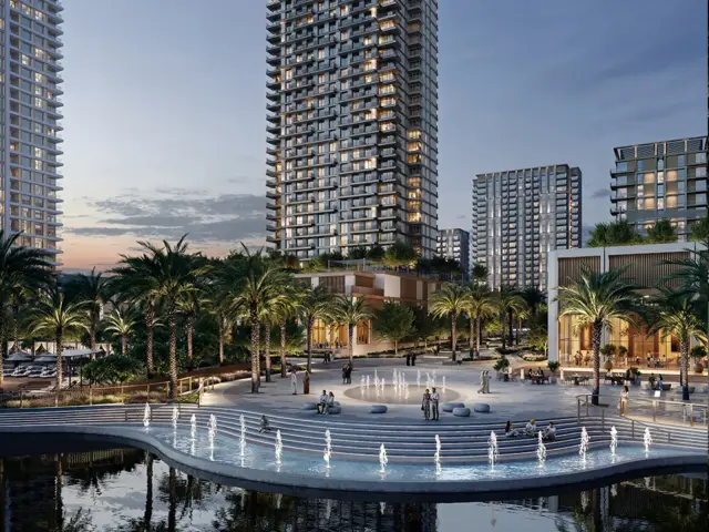 Address Residences Dubai Creek Harbour rooftop terrace exterior