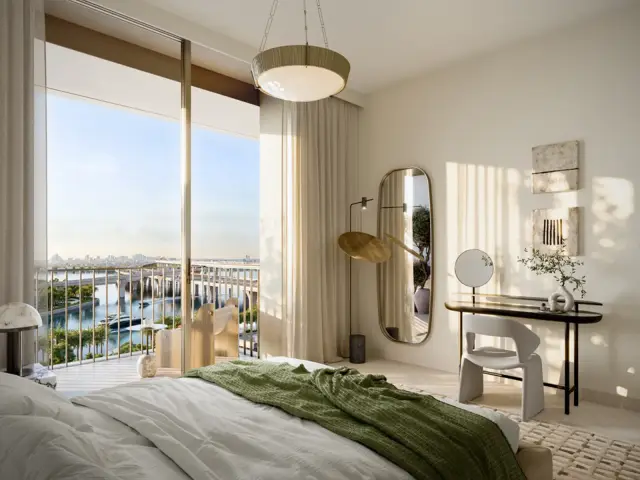 Address Residences Dubai Creek Harbour bedroom interior