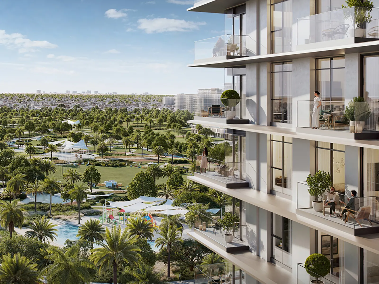 Address Residences Dubai Hills, exterior view