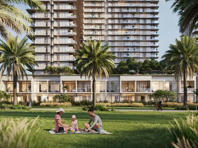 Address Residences Dubai Hills, landscaped grounds
