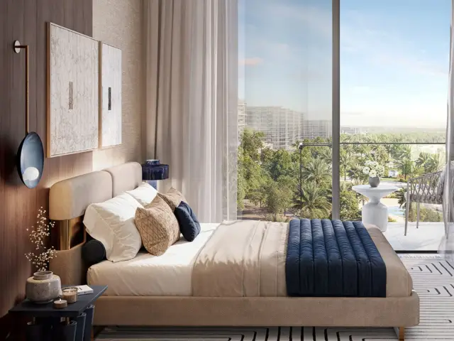 Address Residences Dubai Hills, bedroom interior