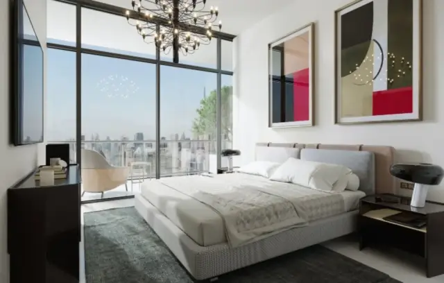 Al Habtoor Tower, bedroom interior
