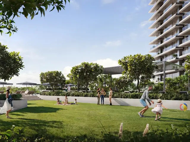 Albero building and landscaped courtyard