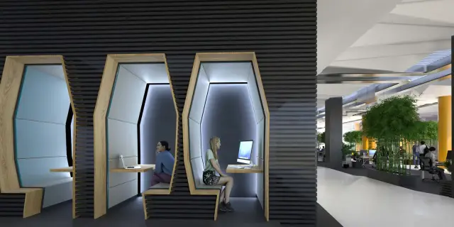 Alliance Centropolis coworking space render