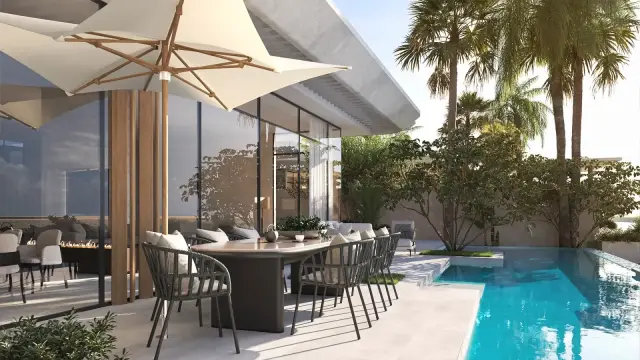 Anantara Residences villa pool terrace