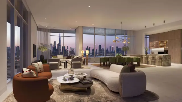 Artistry One Residences penthouse living room