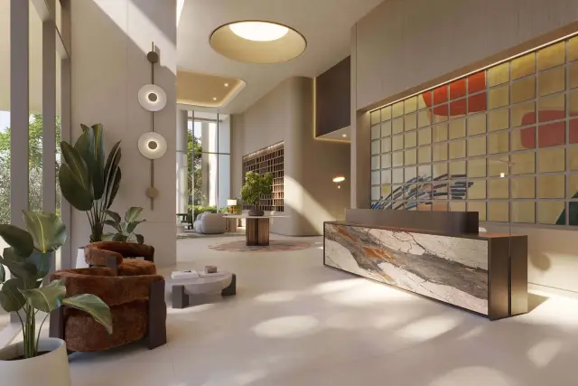 Artistry Two Residences arrival lobby
