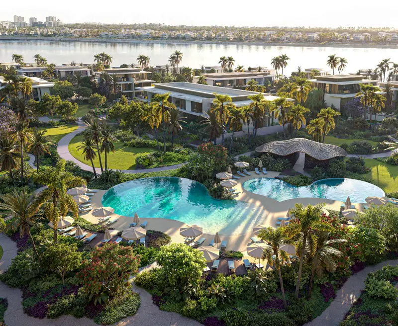 Bay Estate, Dubai Islands, developer visualisation of a clubhouse