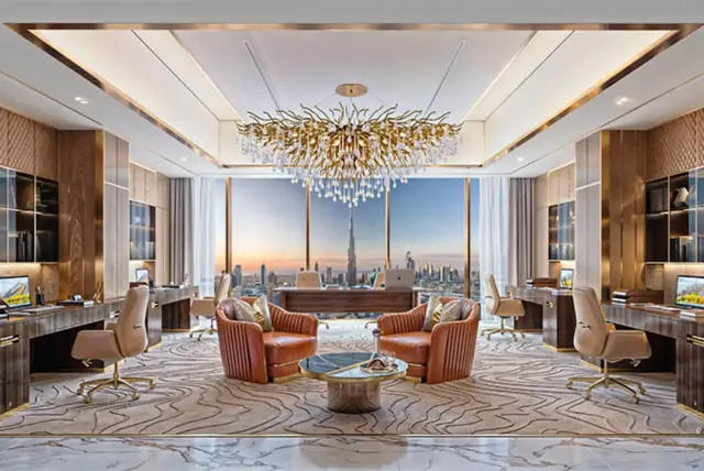 Bayz 102, executive lounge interior