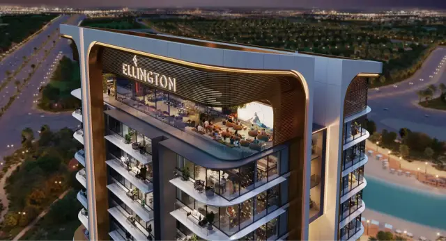 Belmore Residences tower exterior, alternate view