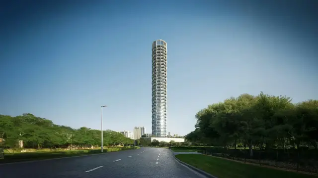 Binghatti Circle tower exterior