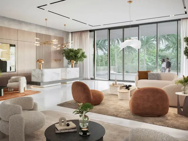 Club Drive, living room