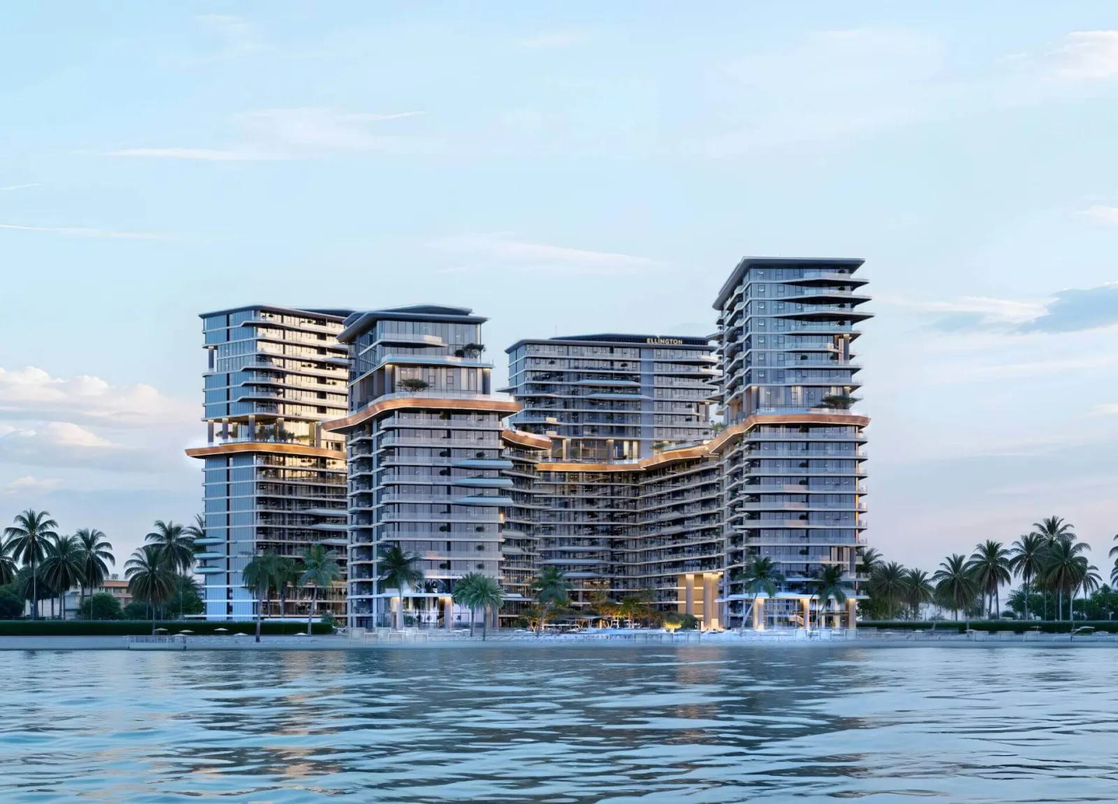 Costa Mare towers exterior on Al Marjan Island