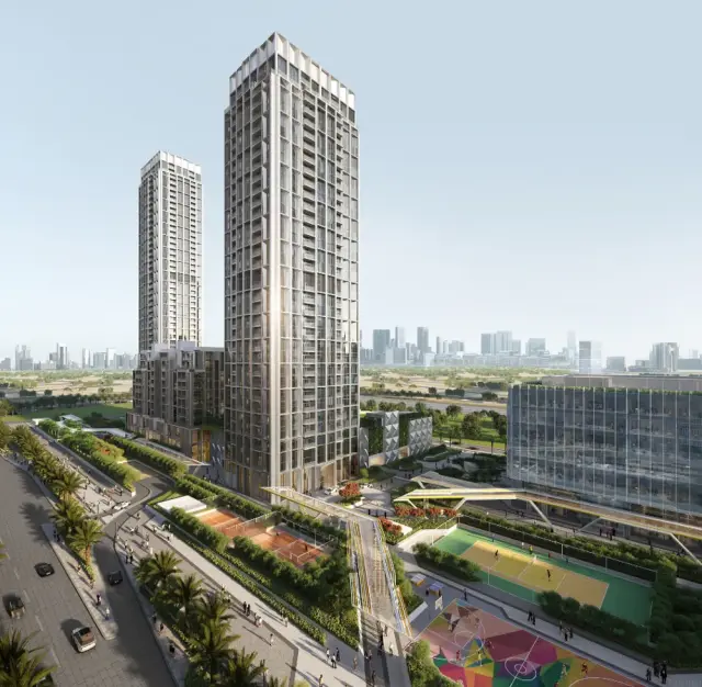 Design Quarter at d3 towers rendering