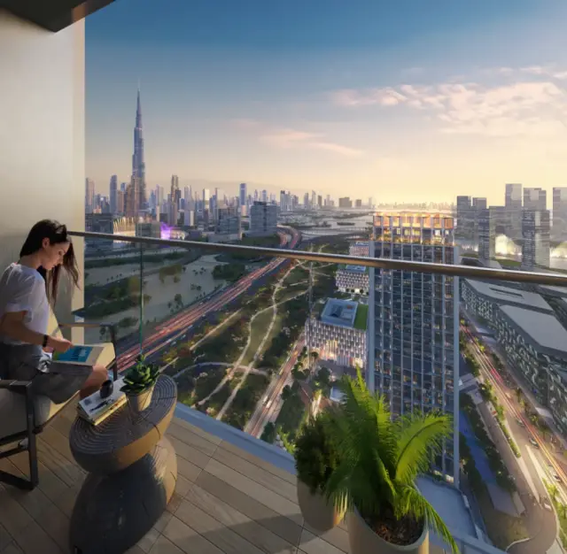Design Quarter at d3 towers rendering, second view