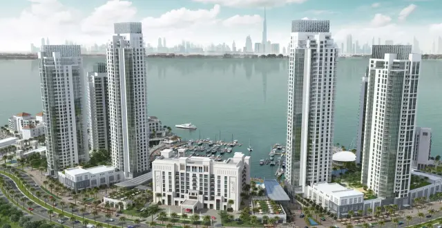 Dubai Creek Residences hero marina view