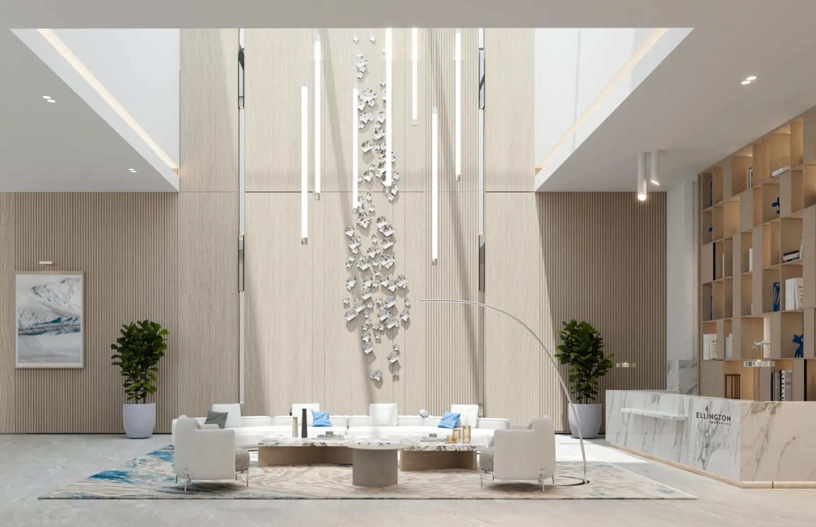 Ellington House IV, lobby interior