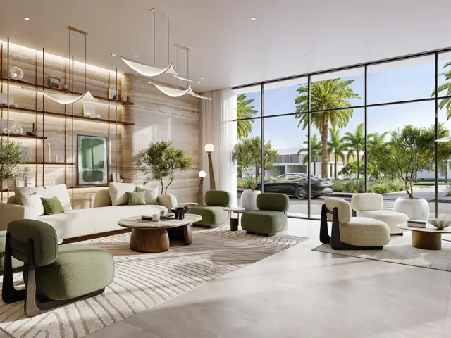 Golf Fields interior living space