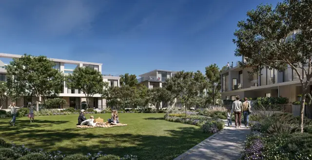 Greenway townhouses hero render