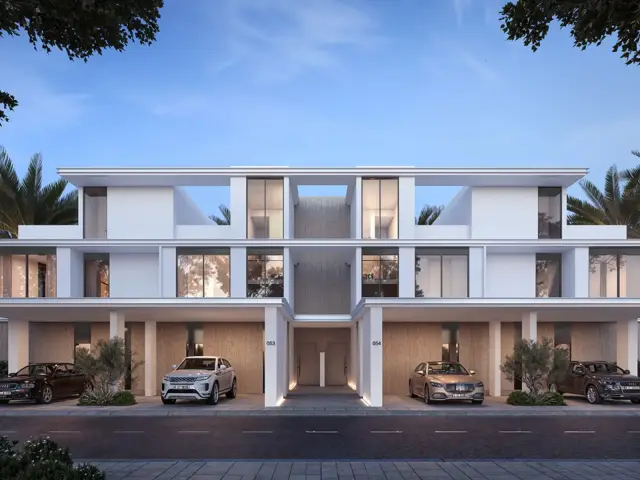 Greenway townhouse cluster