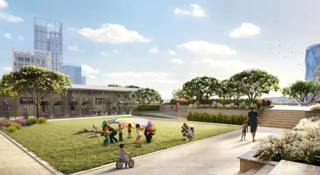 Hills Park, amenity deck