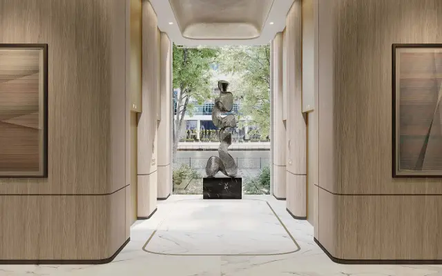 Jumeirah Living Business Bay, lift lobby interior