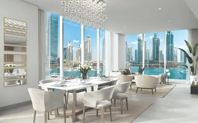 Liv Marina living and dining interior