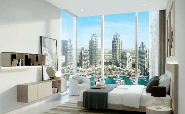 Liv Marina tower facade close-up