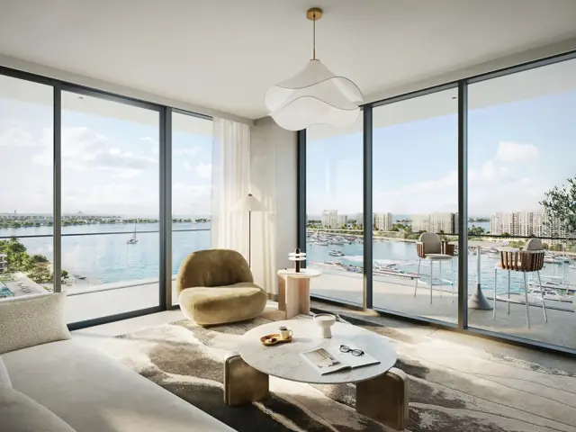Marina Place 1 living area