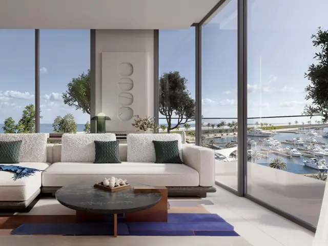 Marina Views living area