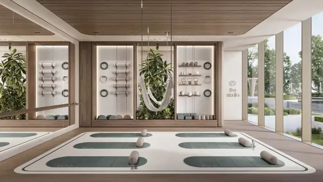 Nura yoga studio amenity