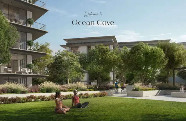 Ocean Cove garden courtyard exterior