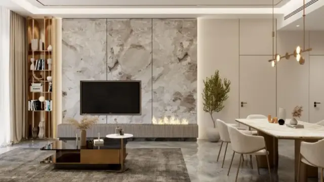 Ocean Crest interior living space