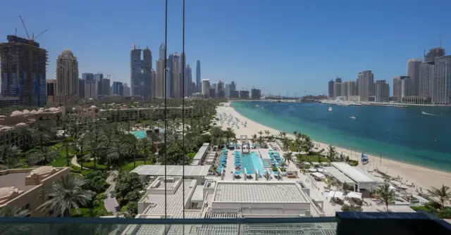 Palm Beach Towers, private beach and pool view