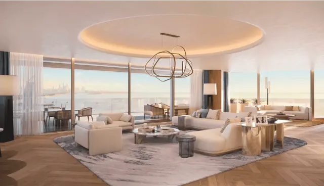 The Peninsula Dubai Residences waterfront render