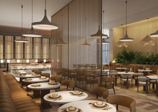Restaurant and dining lounge