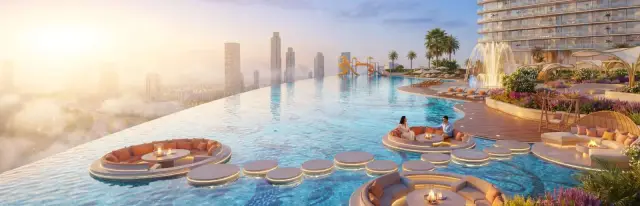 Serenz by Danube rooftop infinity pool