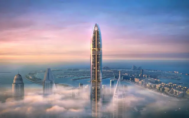 Six Senses Residences Dubai Marina living area interior