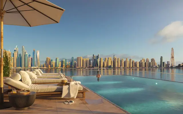 Six Senses Residences The Palm, infinity pool