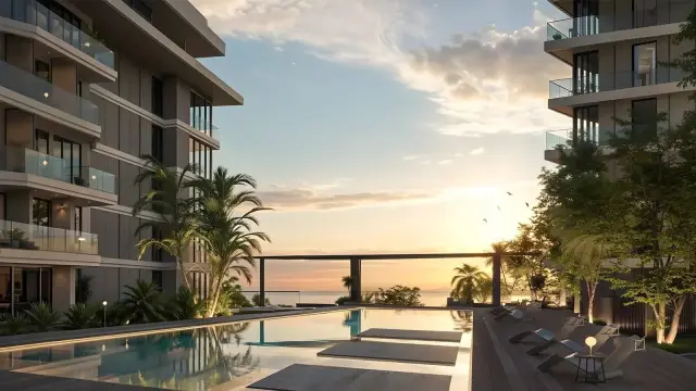 SKAI Club swimming pool and deck