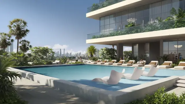 Sky Level 1 swimming pool deck
