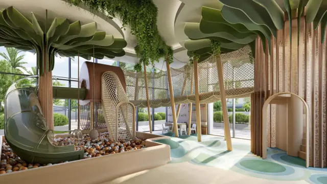 The Highgrove, rooftop terrace with skyline view