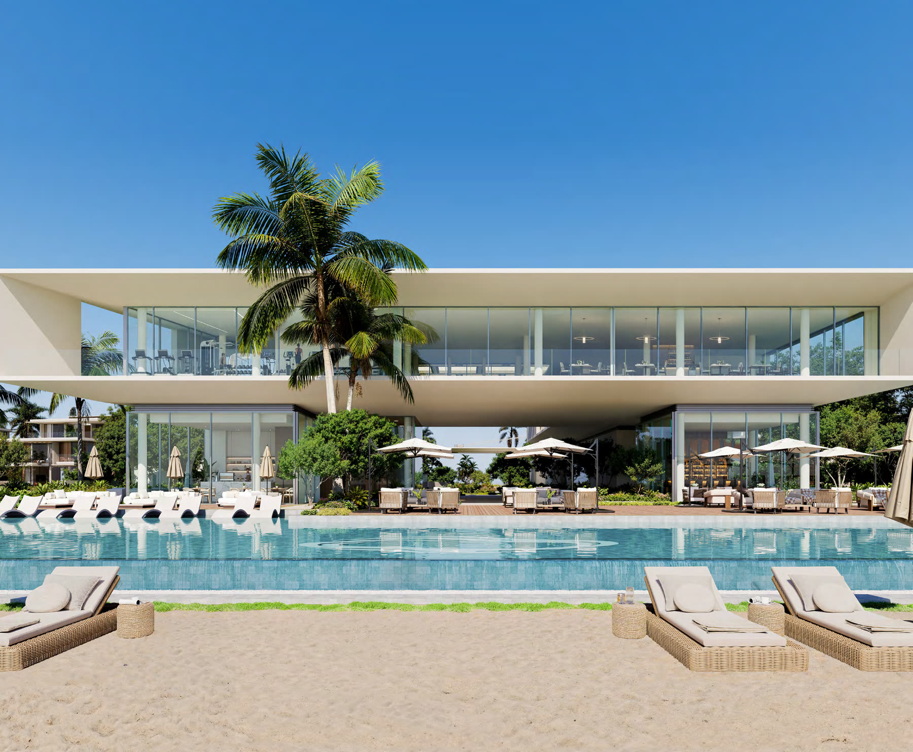 The beach club