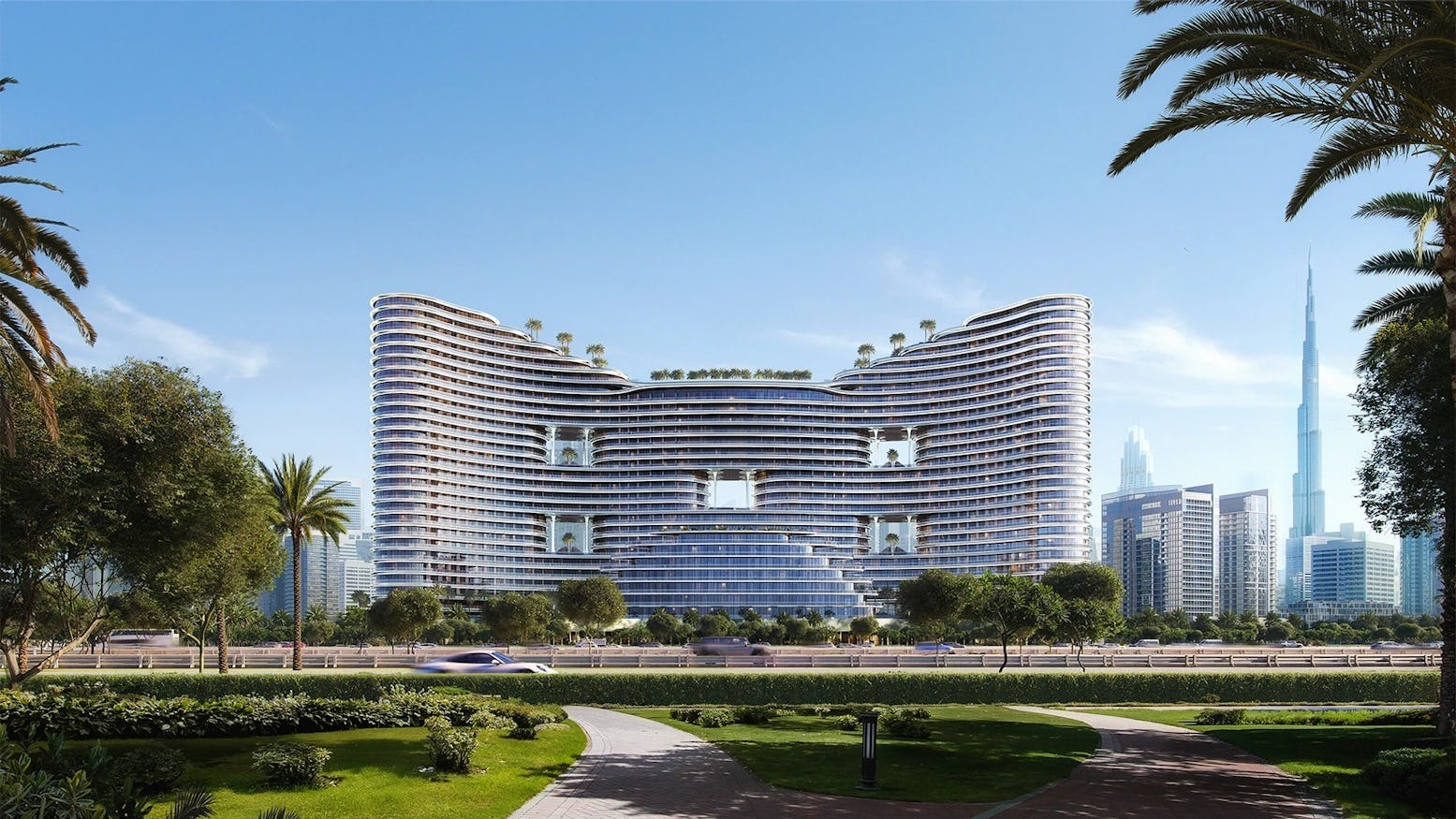 Binghatti Aquarise, Business Bay, developer visualisation
