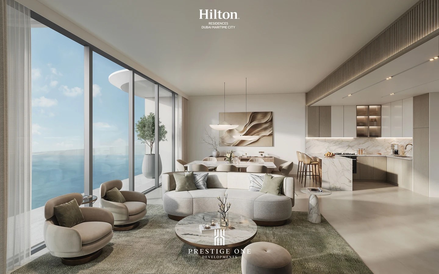 Two-bedroom living