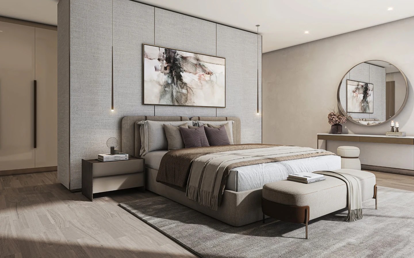 The principal bedroom