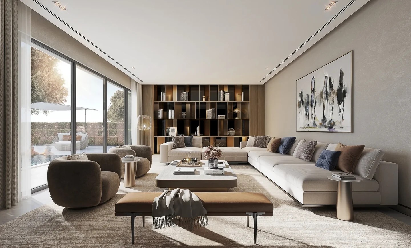 The formal living room